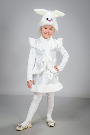 Детский карнавальный костюм "Зайка" белый
Карнавальный костюм "Зайка". В комплек. . фото 5