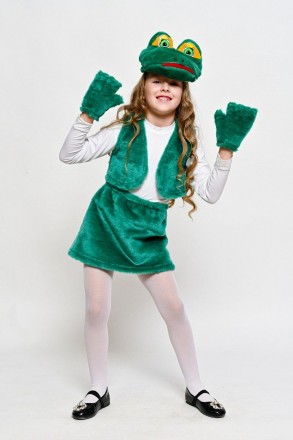 Дитячий карнавальний костюм "Жаба"
Дитячий карнавальний костюм жаби для дівчинки. . фото 4