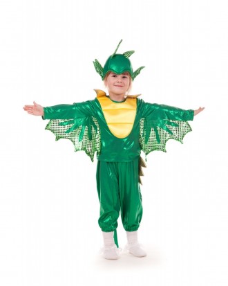 Дитячий карнавальний костюм "Дракоша"
 
Дитячий карнавальний костюм Дракон, драк. . фото 2