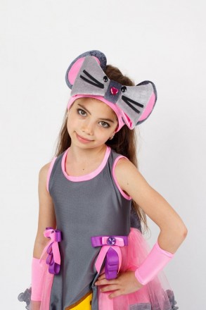Дитячий карнавальний костюм для дівчинки «МИШКА».
Карнавальний костюм Мишка. У к. . фото 6