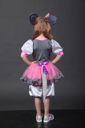 Дитячий карнавальний костюм для дівчинки «МИШКА».
Карнавальний костюм: Мишка мал. . фото 3
