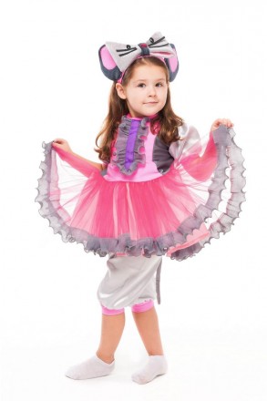 Дитячий карнавальний костюм для дівчинки «МИШКА».
Карнавальний костюм: Мишка мал. . фото 2