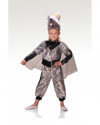Детский карнавальный костюм Мышиный Король.
В комплекте: головной убор, камзол, . . фото 2
