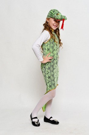 Дитячий новорічний костюм "Змія"
 
Дитячий карнавальний костюм.
У комплекті: гол. . фото 9