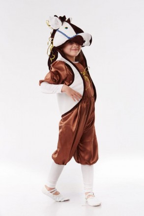 Дитячий карнавальний костюм "Лошадка"
Карнавальний костюм конячка. У комплект вх. . фото 2