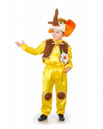 Дитячий карнавальний костюм Мамонтеня.
Розмір:110 см - 120 см
В комплекті: голов. . фото 2