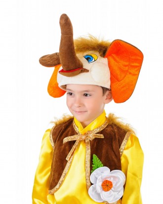 Дитячий карнавальний костюм Мамонтеня.
Розмір:110 см - 120 см
В комплекті: голов. . фото 3