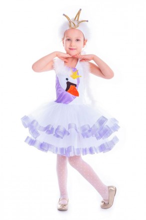 Новогодний костюм на девочку "Принцесса лебедь"
Детский карнавальный костюм прин. . фото 2