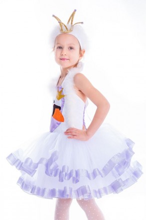 Новорічний костюм на дівчинку "Принцеса лебідь"
Дитячий карнавальний костюм прин. . фото 5