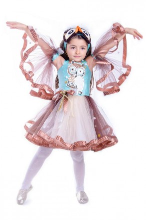 Детский новогодний костюм "Сова" для девочки
Детский карнавальный костюм Сова дл. . фото 2