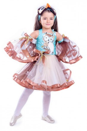Дитячий новорічний костюм "Сова" для дівчинки
Дитячий карнавальний костюм Сова д. . фото 3