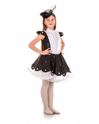 Новорічний костюм на дівчинку "Сорока"
Дитячий карнавальний костюм Сорока - Біло. . фото 2