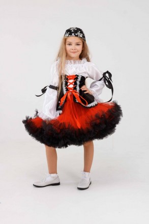  Дитячий карнавальний костюм "Піратка"
Детский карнавальный костюм Пиратки для д. . фото 3