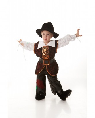  Дитячий карнавальний костюм "Розбійник"
Дитячий карнавальний костюм Розбійник.В. . фото 3