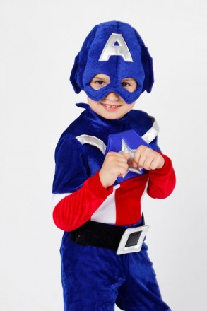 Детский маскарадный костюм "Капитан Америка"
Детский карнавальный костюм Капитан. . фото 4