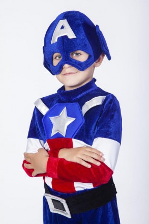 Дитячий маскарадний костюм "Капітан Америка"
Дитячий карнавальний костюм Капітан. . фото 6