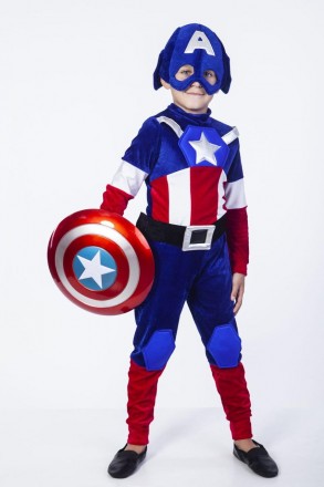 Дитячий маскарадний костюм "Капітан Америка"
Дитячий карнавальний костюм Капітан. . фото 5