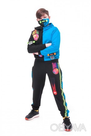 «Блогер » карнавальный костюм для подростков.
В комплекте: кофта с капюшоном, шт. . фото 1