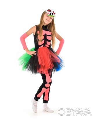 Подростковый карнавальный костюм Принцесса скелетов.
В комплекте: юбка - пачка, . . фото 1