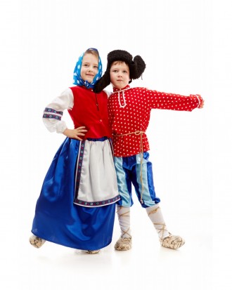 Карнавальный костюм "Бабка в платке"
Детский карнавальный костюм Бабки.
В компле. . фото 3
