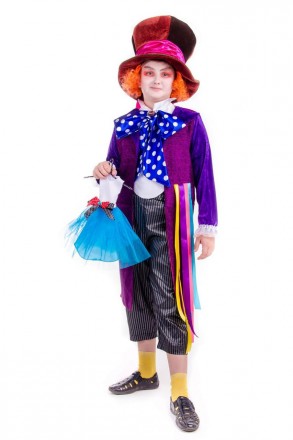  Детский карнавальный костюм Шляпник из Алисы в стране чудес
 
Детский карнаваль. . фото 6