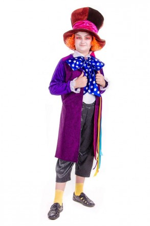  Дитячий карнавальний костюм 
капелюшник
 з Аліси в країні чудес
 
Дитячий карна. . фото 5