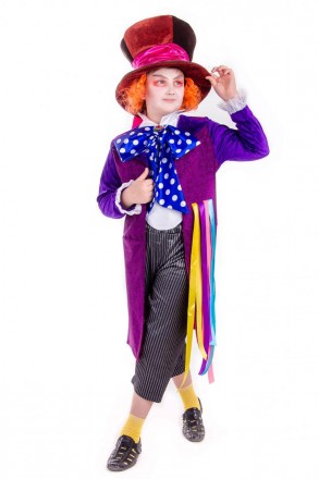  Дитячий карнавальний костюм 
капелюшник
 з Аліси в країні чудес
 
Дитячий карна. . фото 4