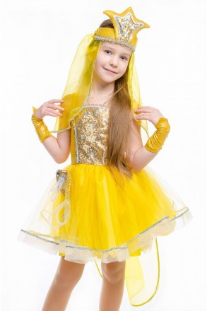 Маскарадний дитячий костюм "Золота рибка" для дівчинки
 Дитячий карнавальний кос. . фото 2