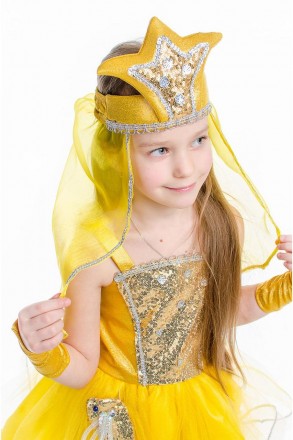 Маскарадный детский костюм "Золотая рыбка" для девочки
 Детский карнавальный кос. . фото 5