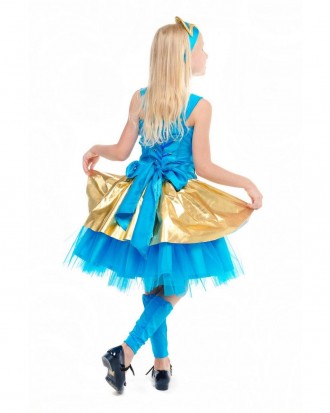 Детский карнавальный костюм Куклы Леди Голд люкс
В комплекте: юбка с декоративны. . фото 3