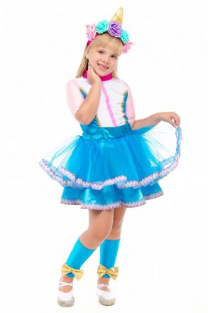 Детский карнавальный костюм Куклы ЛОЛ Единорожка 
В комплекте: юбка с декоративн. . фото 5