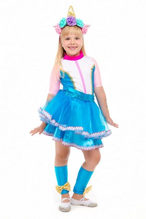 Детский карнавальный костюм Куклы ЛОЛ Единорожка 
В комплекте: юбка с декоративн. . фото 4
