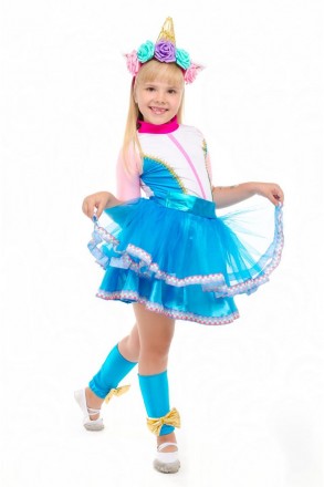 Детский карнавальный костюм Куклы ЛОЛ Единорожка 
В комплекте: юбка с декоративн. . фото 2