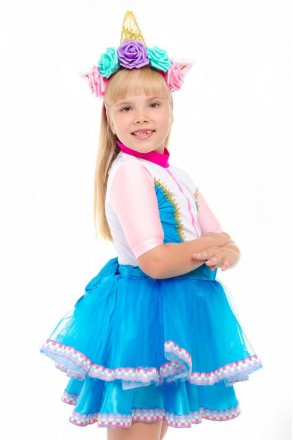 Детский карнавальный костюм Куклы ЛОЛ Единорожка 
В комплекте: юбка с декоративн. . фото 6