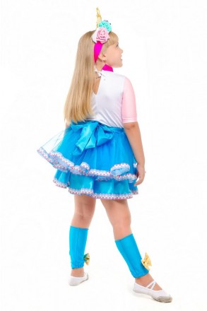 Детский карнавальный костюм Куклы ЛОЛ Единорожка 
В комплекте: юбка с декоративн. . фото 3