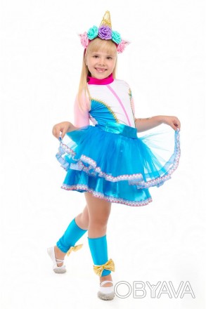 Детский карнавальный костюм Куклы ЛОЛ Единорожка 
В комплекте: юбка с декоративн. . фото 1