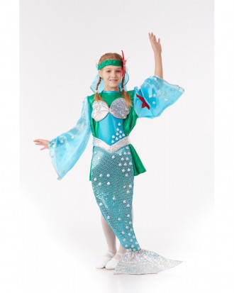 Карнавальний костюм "Русалонька" для дівчинки
Дитячий карнавальний костюм Русало. . фото 2