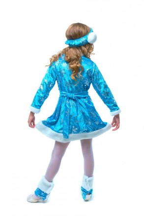 Новогодний детский костюм "Снегурочка"
Карнавальный костюм Снегурочки. В комплек. . фото 5