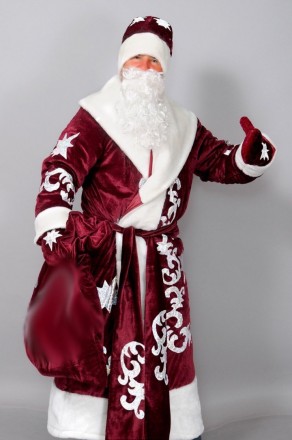 Дорослий новорічний костюм "Дід Мороз"
Дорослий карнавальний костюм Діда Мороза.. . фото 2