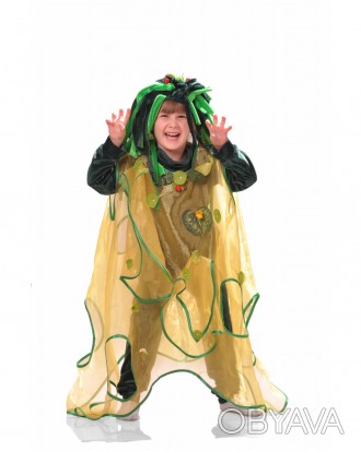Дитячий карнавальний костюм Кікімора.
В комплекті:перуку, штани, кофта, накидка.. . фото 1