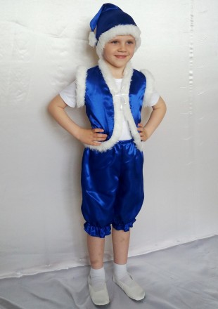 
Дитячий карнавальний костюм для хлопчика «ГНОМИК»
Основна тканина: атлас
Оздобл. . фото 2
