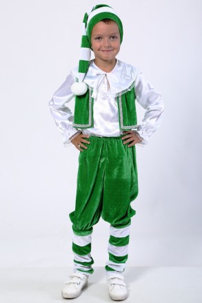 Детский карнавальный костюм для мальчика «ГНОМИК»
Основная ткань: в. . фото 2