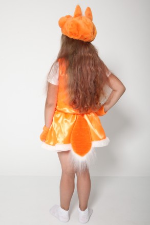 Детский карнавальный костюм для девочки «БЕЛОЧКА».
Основная ткань: атлас;
Отдело. . фото 4