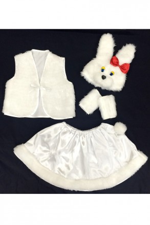 Детский карнавальный костюм для девочки «ЗАЙКА».
Основная ткань: атлас;
Отделочн. . фото 5