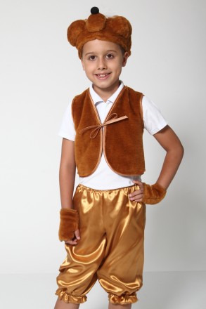 Дитячий карнавальний костюм для хлопчика «МІШКА»
Основна тканина: атлас;
Оздоблю. . фото 4