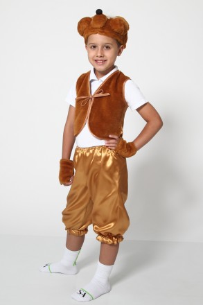 Дитячий карнавальний костюм для хлопчика «МІШКА»
Основна тканина: атлас;
Оздоблю. . фото 2