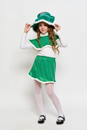  
Детский Карнавальный костюм "Ёлочка". В комплект входит: жилет, юбка, шапка из. . фото 5