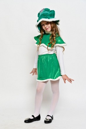  
Детский Карнавальный костюм "Ёлочка". В комплект входит: жилет, юбка, шапка из. . фото 4