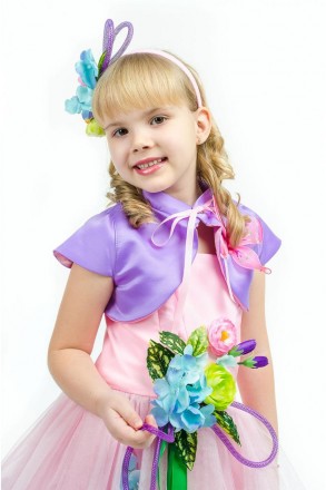 Детский карнавальный костюм "Весны"
 
В комплекте: головной убор, платье с корсе. . фото 5