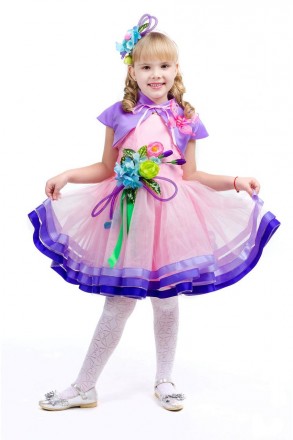 Детский карнавальный костюм "Весны"
 
В комплекте: головной убор, платье с корсе. . фото 4